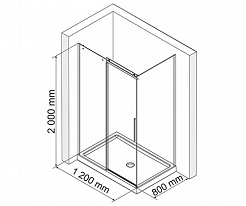 WasserKRAFT Душевой уголок Alme 15R06 – фотография-3